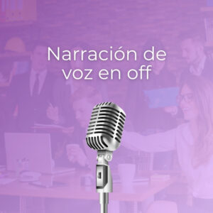 Narración de voz